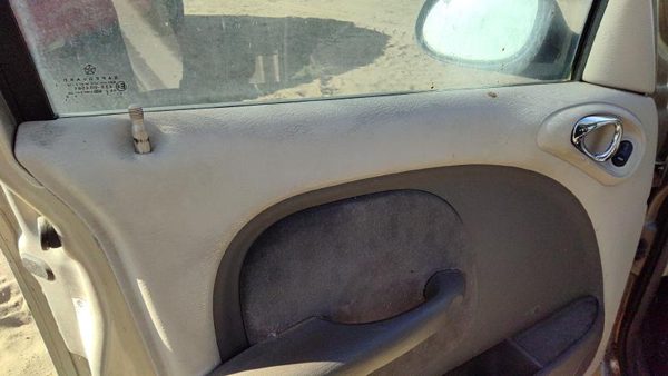 01-02 Pt Cruiser Driver Left Front Door Trim Panel With Master Switch Fl Taupe — photo 4