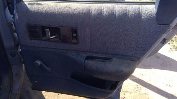 91-96 Chevy Caprice Passenger Right Rear Inside Door Trim Panel Only Back Blue — photo 1