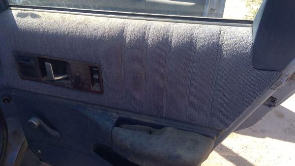 91-96 Chevy Caprice Passenger Right Rear Inside Door Trim Panel Only Back Blue — photo 3