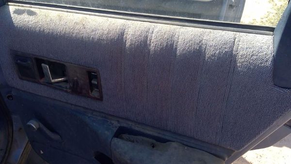 91-96 Chevy Caprice Passenger Right Rear Inside Door Trim Panel Only Back Blue — photo 4