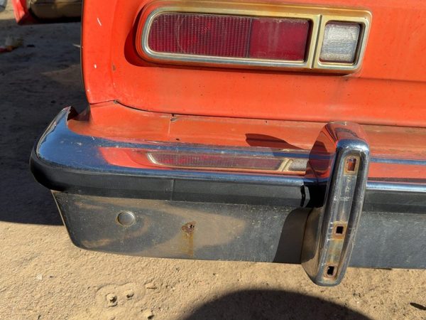 1976 Ford Maverick Rear Bumper Assembly Chrome With Mount Brackets OEM — photo 9
