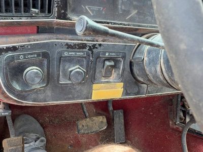 1987-1991 Ford F150 Driver Left Lower Dash Trim Panel Fuel Switch E7TZ1504320B