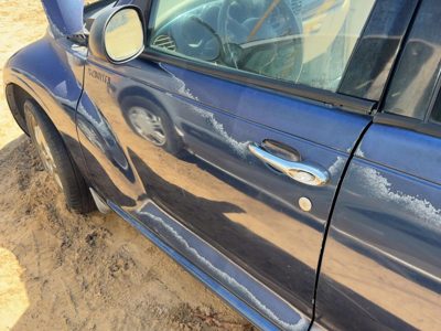2001 Chrysler PT Cruiser Front Door LH Blue PB7