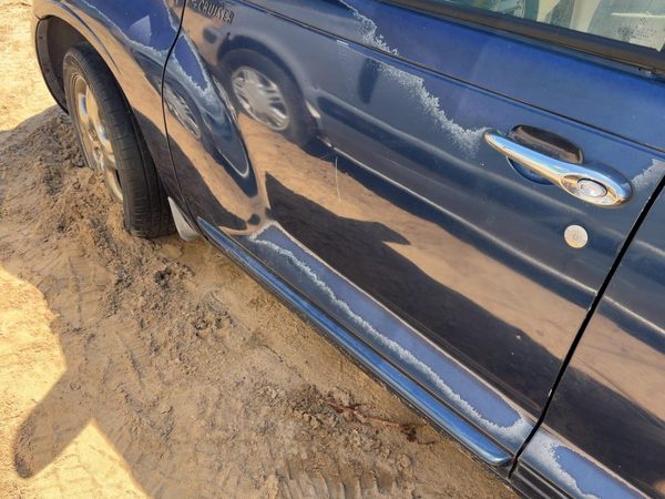 2001 Chrysler PT Cruiser Front Door LH Blue PB7 — photo 2