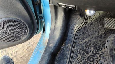 2014-2019 Nissan Versa Note Driver Left Lower Kick Trim Panel Oem Charcoal G