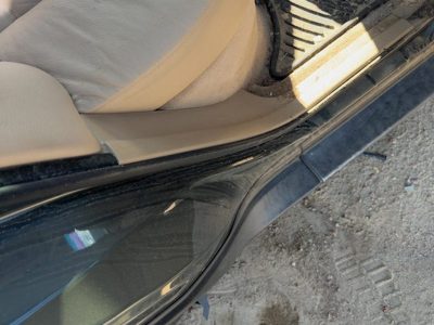 06 X5 Passenger Right Rear Lower Sill Plate Step Trim Panel Oem Light Beige E53