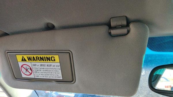 2001-2005 Hyundai Xg350 Driver Left Sun Visor Oem 8520139810Zq — photo 4