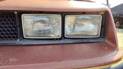 1985-1988 Pontiac Sunbird Driver Left Head Light Oem Front Lamp 10026819