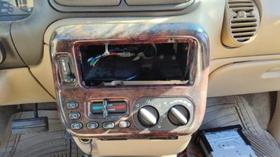 1998 Chrysler Town Cntry Radio Bezel Trim