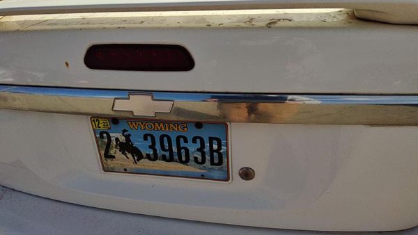 2005 New Style Malibu License Plate Trim Surround Panel Tail Trunk Finish Chrome — photo 3