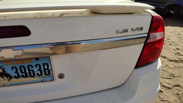 2005 New Style Malibu License Plate Trim Surround Panel Tail Trunk Finish Chrome — photo 2