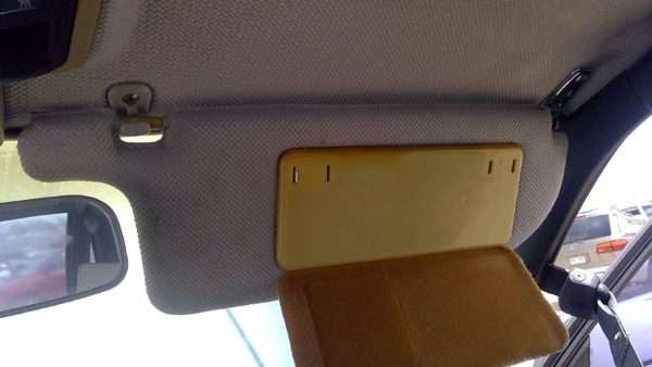 89-93 Mitsubishi Galant Vr-4 Passenger Right Sun Visor Oem — photo 6