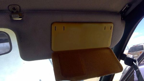 89-93 Mitsubishi Galant Vr-4 Passenger Right Sun Visor Oem — photo 7