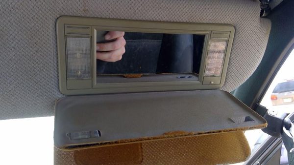 89-93 Mitsubishi Galant Vr-4 Passenger Right Sun Visor Oem — photo 10