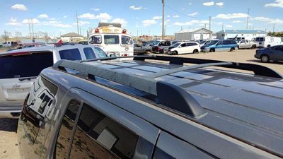 02-07 Ford Explorer Luggage Rack Cross Bars Only Oem Roof