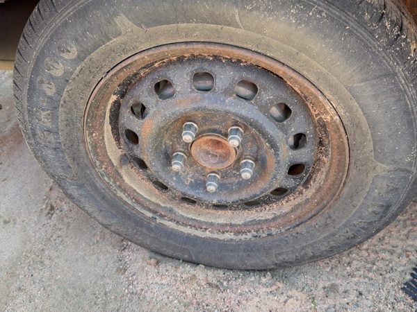 1983-1996 Buick Century 14" Steel Wheel Oem Factory 14 Hole Rim 09592058 — photo 3