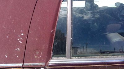93 Cadillac Fleetwood Passenger Right Rear Vent Window Back Door Glass Wh Frame