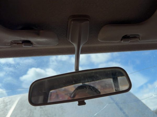 1990-1992 Isuzu Pup Inside Rear View Mirror Oem Windshield Mounted — photo 3
