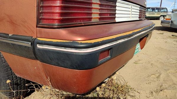 1985-1987 Pontiac Sunbird Rear Bumper Cover Assembly Oem Back Brown 10026826 — photo 4