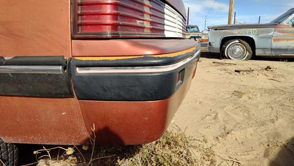 1985-1987 Pontiac Sunbird Rear Bumper Cover Assembly Oem Back Brown 10026826 — photo 5