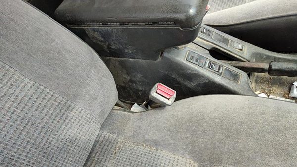92-95 Nissan Pathfinder Passenger Right Front Seat Belt Buckle Receiver Oem Gray — photo 3