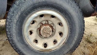 2001-2004 F350 Powerstroke 16" Steel Wheel Oem Chrome Factory Rim #3 1C3z1015ba
