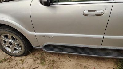 2003 Lincoln Aviator Front Door LH Silver Jp