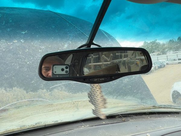 2000-2008 Ford Expedition Inside Rear View Mirror Oem Windshield Mounted — photo 1