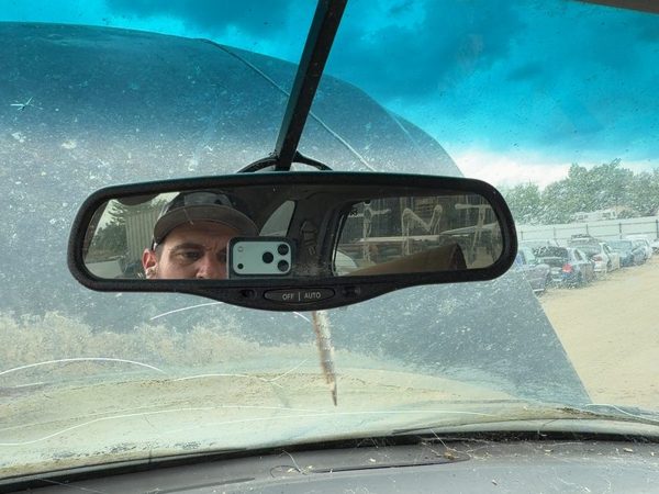 2000-2008 Ford Expedition Inside Rear View Mirror Oem Windshield Mounted — photo 3