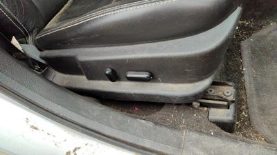 06-12 Fusion Passenger Right Side Power Seat Switch With Trim Panel Charcoal Fw