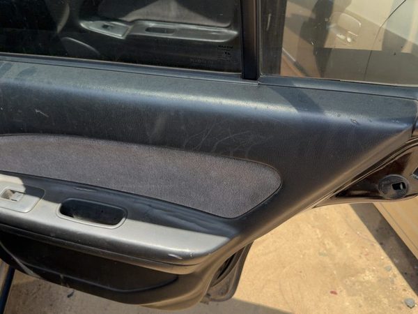 1998 Nissan Maxima Passenger Right Rear Door Trim Panel With Switches Back Black — photo 3