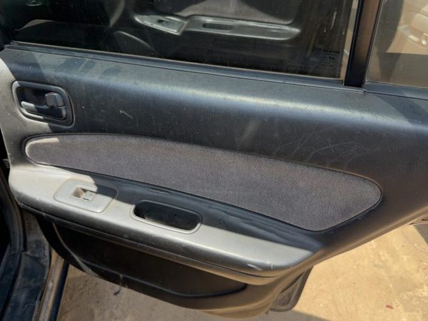 1998 Nissan Maxima Passenger Right Rear Door Trim Panel With Switches Back Black — photo 5