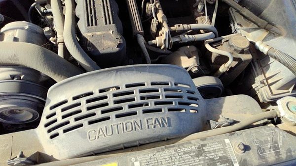 93-95 Jeep Grand Cherokee Radiator Cooling Fan Shroud Oem Plastic Housing 4.0L — photo 4
