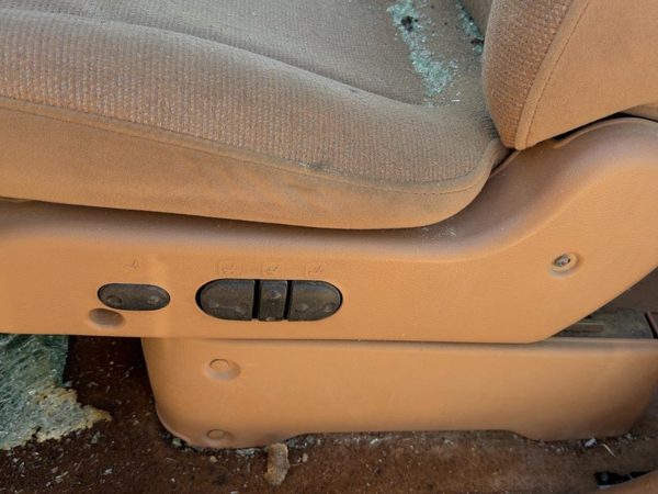 1996-1998 Mercury Villager Driver Left Power Seat Track With Motors Only Oem Tan — photo 1