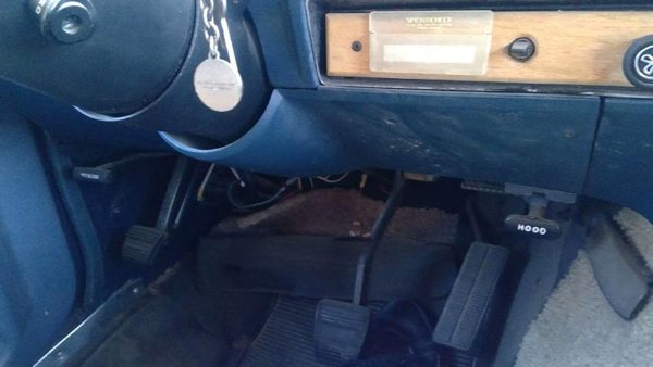 1988-1990 Chevy G20 Van Lower Dash Under Column Knee Bolster Trim Panel Oem Blue — photo 1