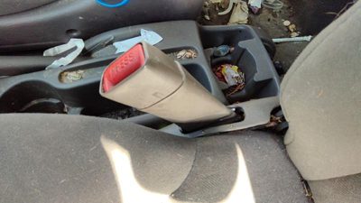 01-05 Chrysler Pt Cruiser Driver Left Front Seat Belt Buckle Receiver Fl Taupe