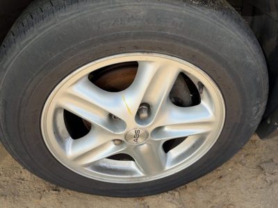 96-99 Bonneville 16" Aluminum Wheel Oem Factory 5 Spoke Rim #1 16X7 Straight