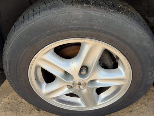 96-99 Bonneville 16" Aluminum Wheel Oem Factory 5 Spoke Rim #1 16X7 Straight — photo 3