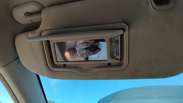2010-2012 Ford Fusion Driver Left Sun Visor Oem Black Dl Ae5Z5404105Aa — photo 7