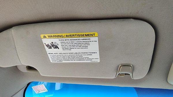 2010-2012 Ford Fusion Driver Left Sun Visor Oem Black Dl Ae5Z5404105Aa — photo 3