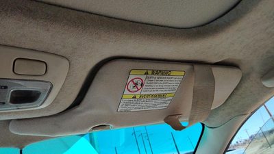 2000-2001 Legacy Outback Passenger Right Sun Visor Oem Tan 040 92011Ae28aob
