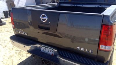 2006 Nissan TITAN Trunk/decklid/hatch/tailgate Gray K11