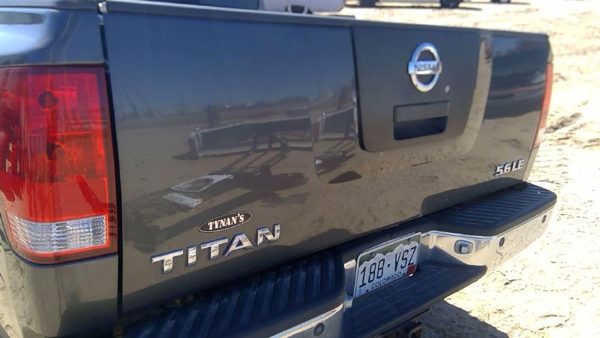 2006 Nissan TITAN Trunk/decklid/hatch/tailgate Gray K11 — photo 4