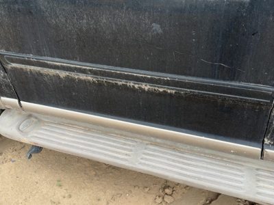 1997-2002 Ford Expedition Driver Left Front Upper Moulding From Door Oem Black