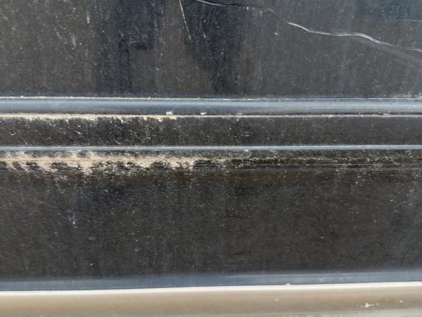 1997-2002 Ford Expedition Driver Left Front Upper Moulding From Door Oem Black — photo 4