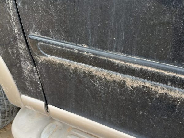 1997-2002 Ford Expedition Driver Left Front Upper Moulding From Door Oem Black — photo 5