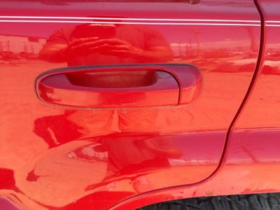 00-04 Grand Cherokee Driver Left Rear Outside Door Handle Oem Back Flame Red Pr4