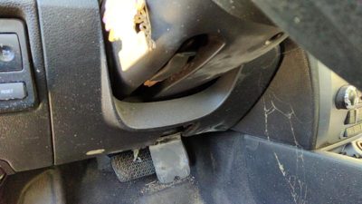 10-12 Fusion Lower Dash Under Column Knee Bolster Trim Panel Dw Charcoal Black