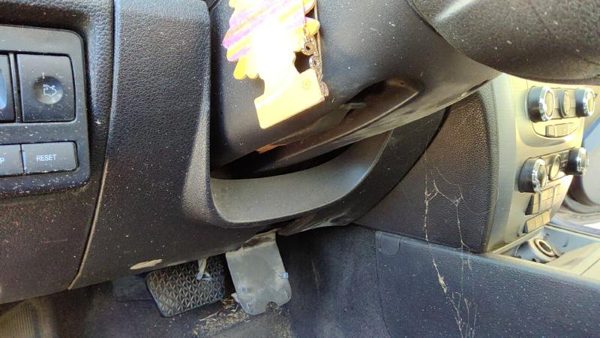 10-12 Fusion Lower Dash Under Column Knee Bolster Trim Panel Dw Charcoal Black — photo 2