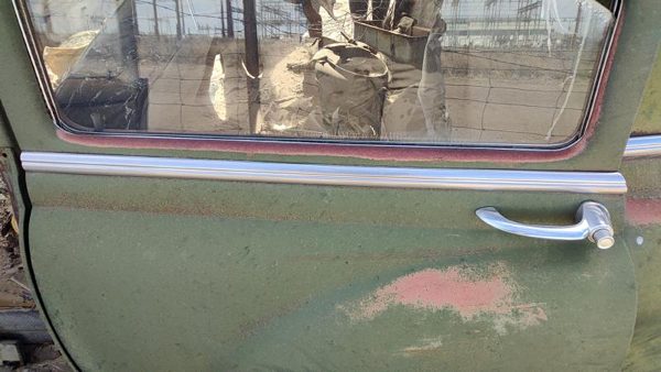 53 Chevy Bel Air 150 Sedan Driver Left Rear Moulding From Door Back Trim Chrome — photo 1